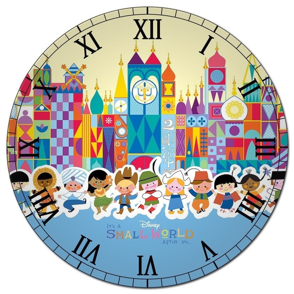 Small World Clock Etsy