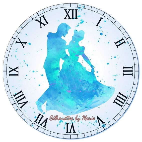 Cenicienta Príncipe Azul Reloj de acuarela - Etsy España