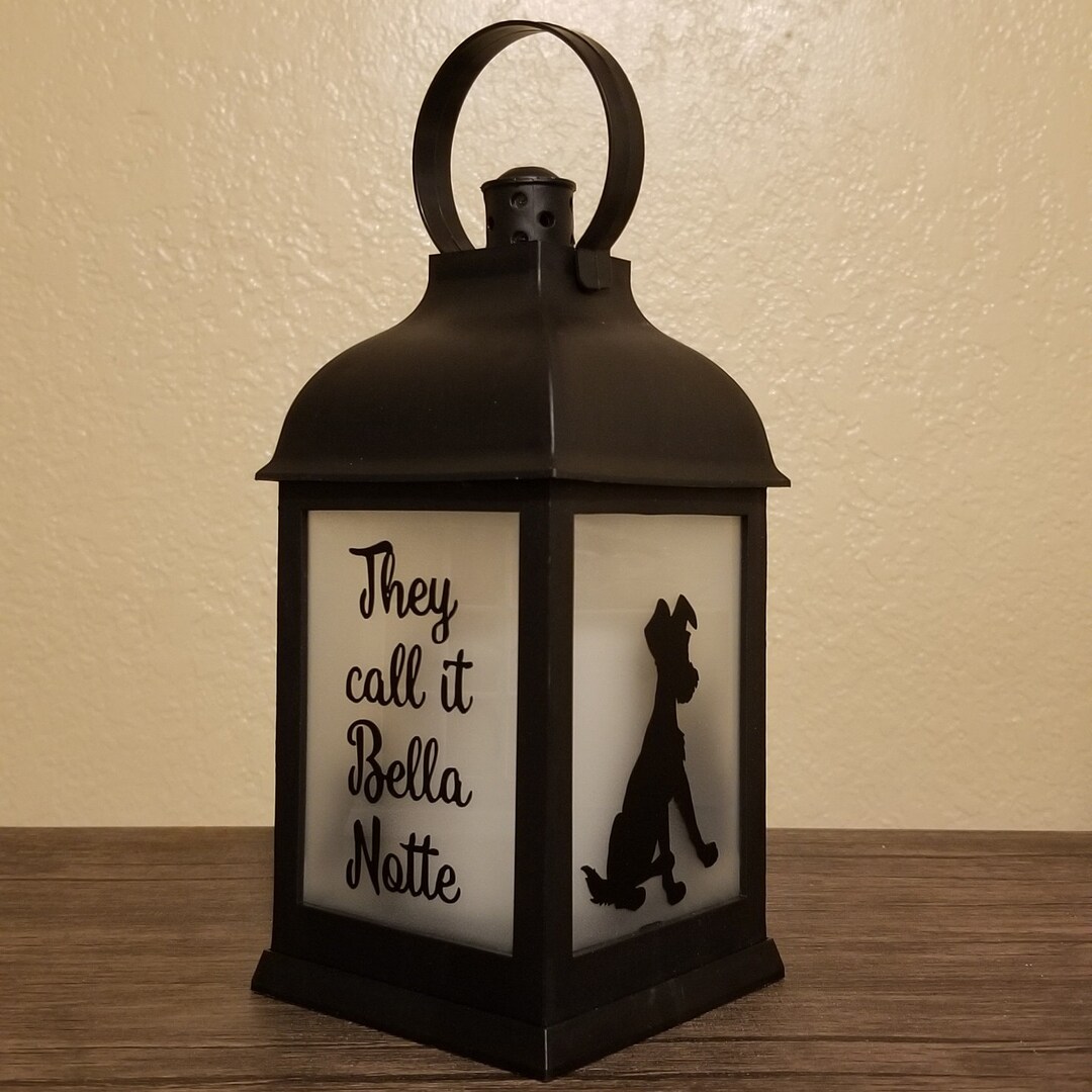 Lady and the Tramp Lantern - Etsy