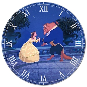 Beauty and the Beast Clock