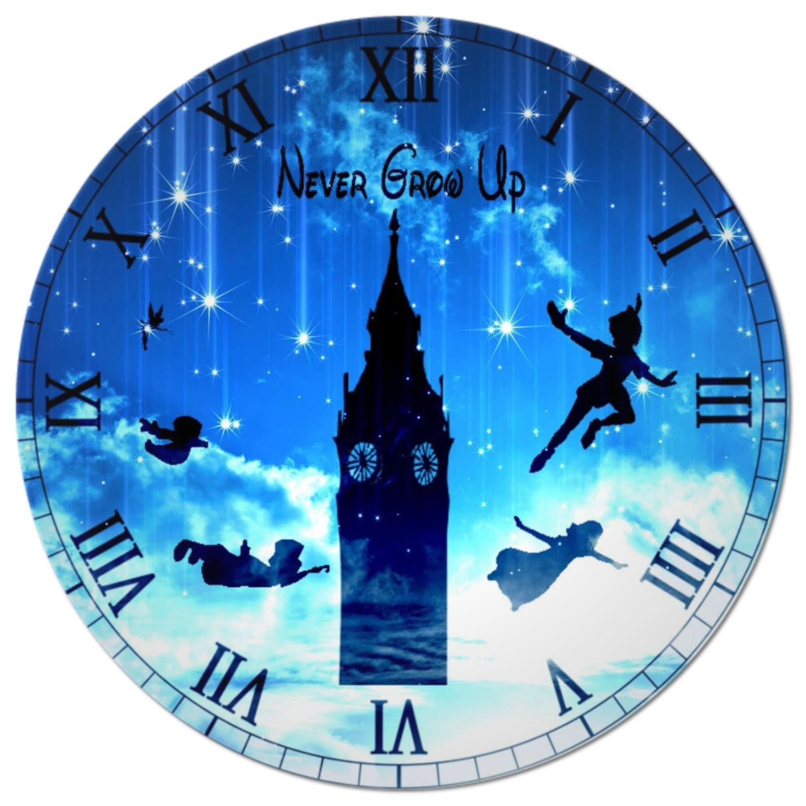 Peter Pan Clock Etsy