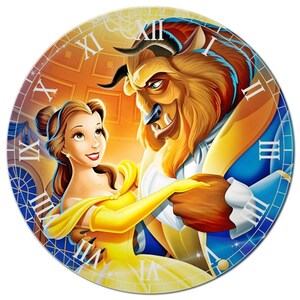 Belle and Beast Clock