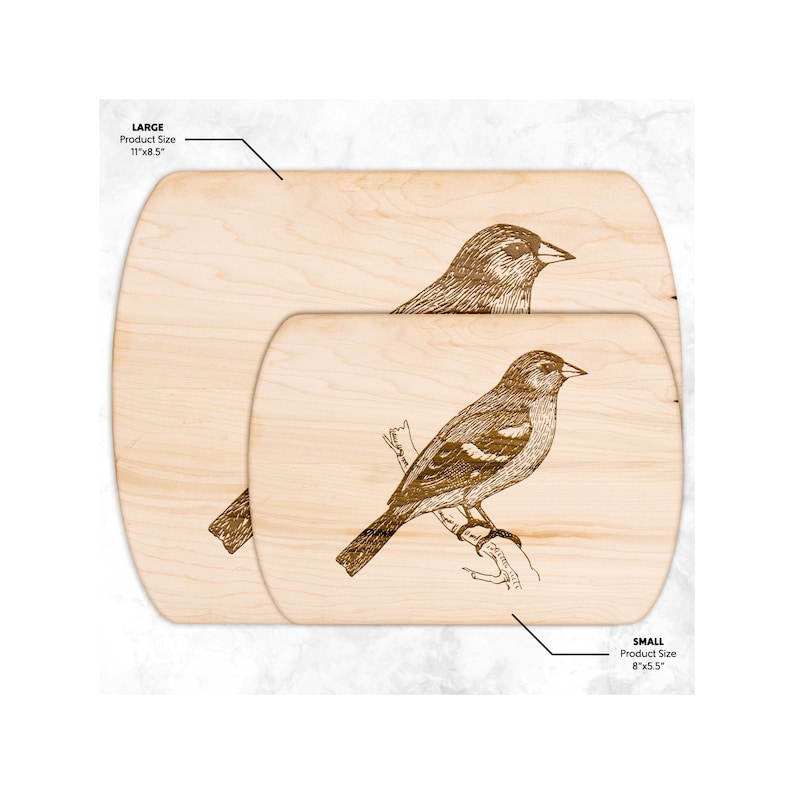 RachelBeesArtHive Finch Cutting Board - Thumbnail 5