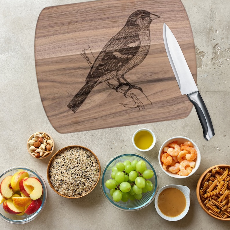 RachelBeesArtHive Finch Cutting Board - Thumbnail 3