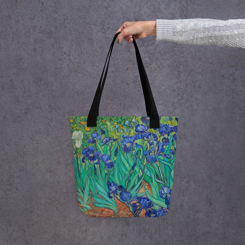 Knot Silk Bag - Flower / Iris Blue – Motto Vintage