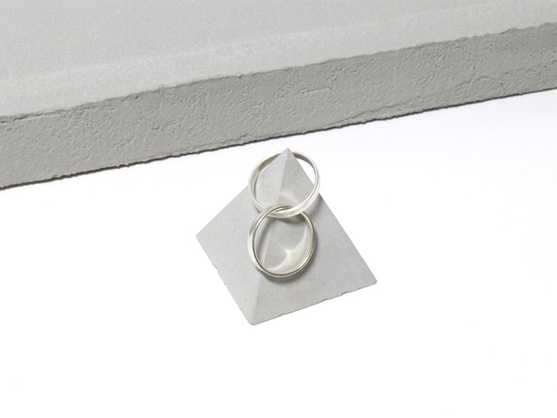 Concrete Pyramid Ring Holder / Jewelry Display Stand Etsy