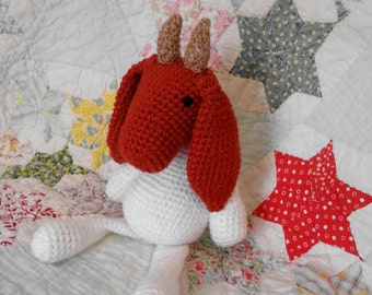 Crochet Goat Pattern: Amigurumi Farm Animal (PDF Pattern)