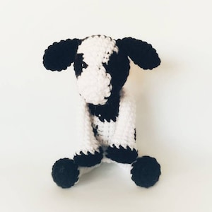 Holstein Cow Stuffed Animal. Crochet Cow. Baby Cow Toy. Toy Cow. Plush Dairy Cow. Cow Lover. Dairy Cow. Cow Gift. Baby Gift. Cow Rattle