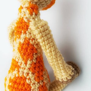 Giraffe Baby Rattle/ Crochet Giraffe/ Stuffed Animals for babies/ Amigurumi Giraffe/ Stuffed Baby Toys/ Baby Shower Gift/ Crochet Animal image 5