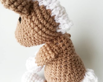 Pony Baby Rattle. Baby Animal Rattles. Crochet Horse. Crochet Animal. Plush Baby Toys. Stuffed Animal. Stuffed Baby Toys. Baby Present.
