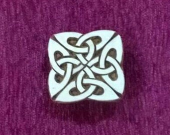 Celtic knot indian wood stamp, pottery stamps, textile stamps, hand carved printing block, tjaps, batik stamps