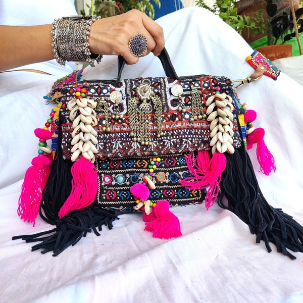 Banjara bags, boho bags, gypsy clutch, vintage bags, bohemian bags, afghan bags