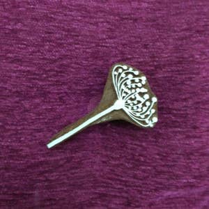 Holzstempel, indischer Holzstempel, Textilstempel Holz geschnitzte Stoffstempel - Pusteblume