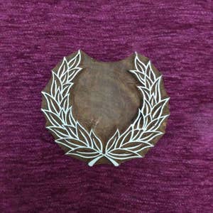 Sca wreath - indian wooden stamp, pottery stamp textile stamp wood carved printing block fabric stamps