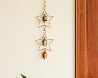 Rustic Metal Chime, Vintage decor, Christmas Decor, Memorial Day Gifts