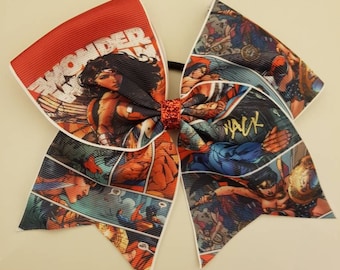 Large Princess Mulan Inspired Cheer bow Hair bow 7 inch