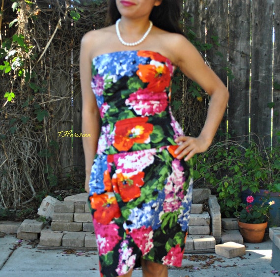 Julie Duroche After Five Womens Dress Halter Flora