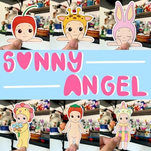 rabbit sonny angel Sticker for Sale by purpletooths