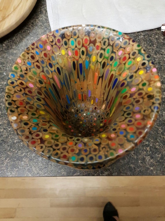 Pencil best sale crayon vase