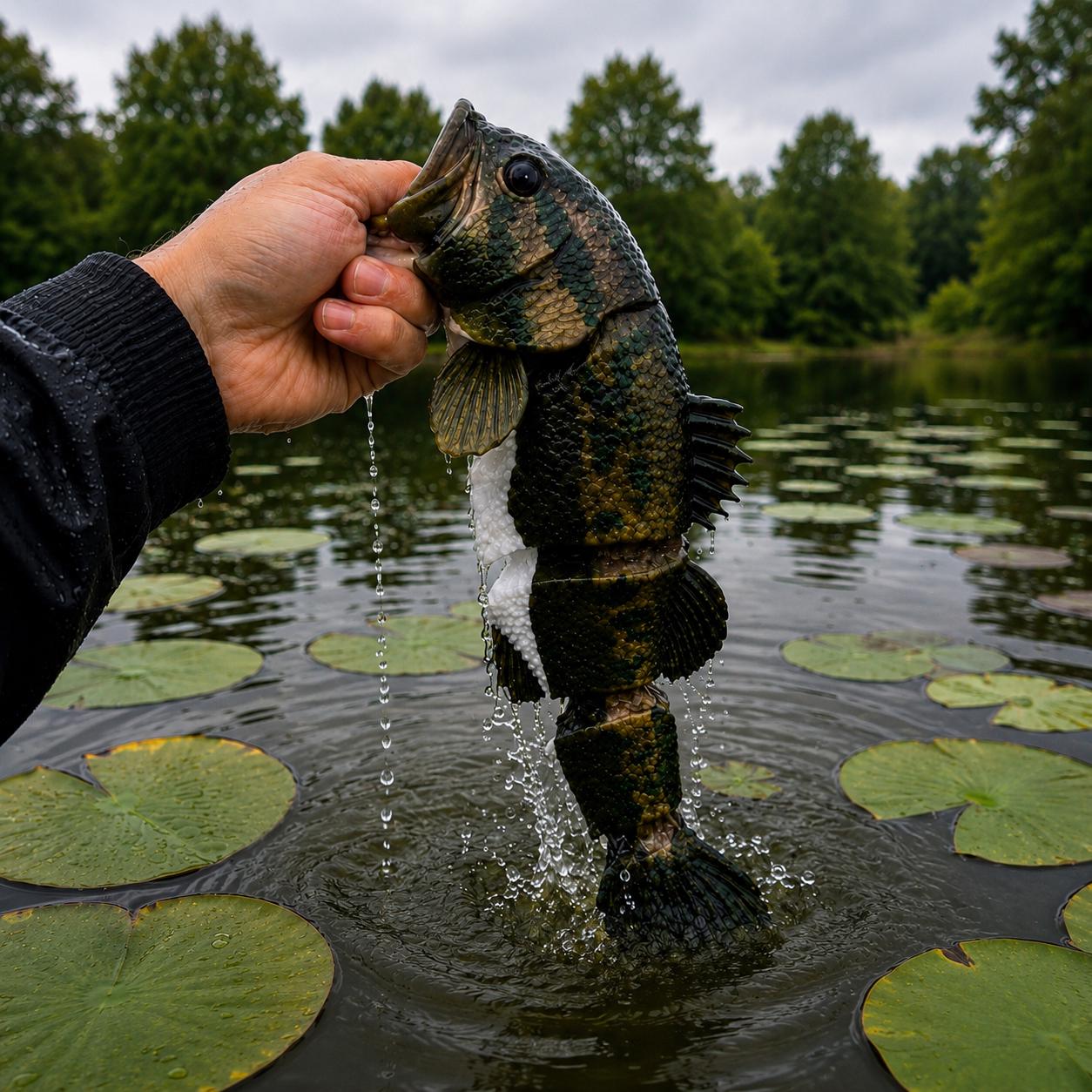 3D Printed Articulated Largemouth Bass 7