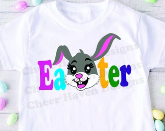 Easter Bunny - Sunflowers - PNG - SVG - digital download - HTV (Layers) - Sublimation