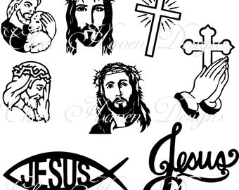 Jesus Christ SVG digital download Religious God
