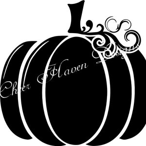 Thanksgiving Kürbis Wirbel oben SVG / PNG digitaler Download