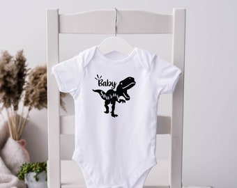 Baby Dino Romper, Dinosaur Bodysuit, Babysaurus Bodysuit, New Baby Gift, Baby Shower Gift, Dinosaur Baby, Dinosaur Outfit, T Rex Shirt