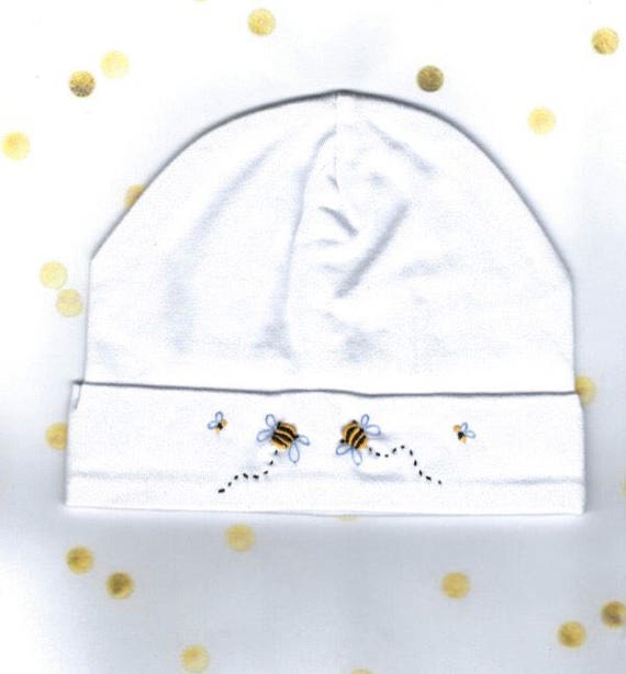 embroidered baby hats