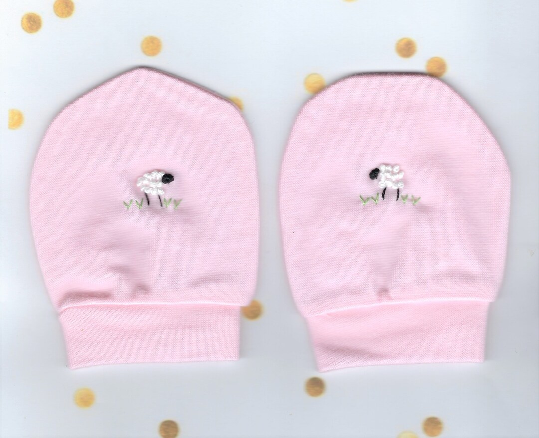 Baby Mittens Baby Girl Mittens Baby Gloves Hospital Etsy