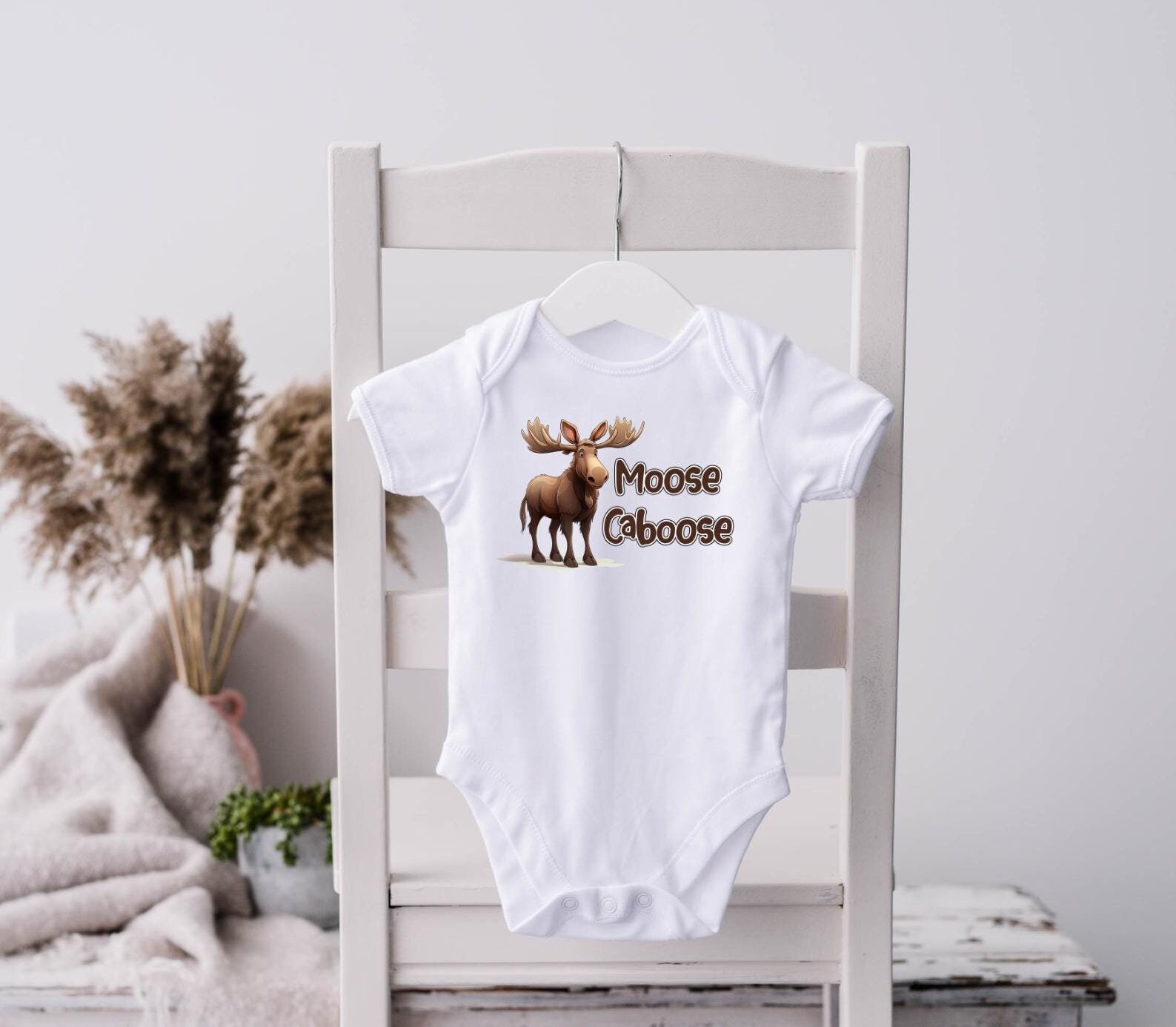 Moose Caboose, Moose Romper, Little Moose, Moose Bodysuit, Woodland Shirt, Moose Outfit, Wilderness Shirt, Wilderness Baby, Outdoorsy Baby