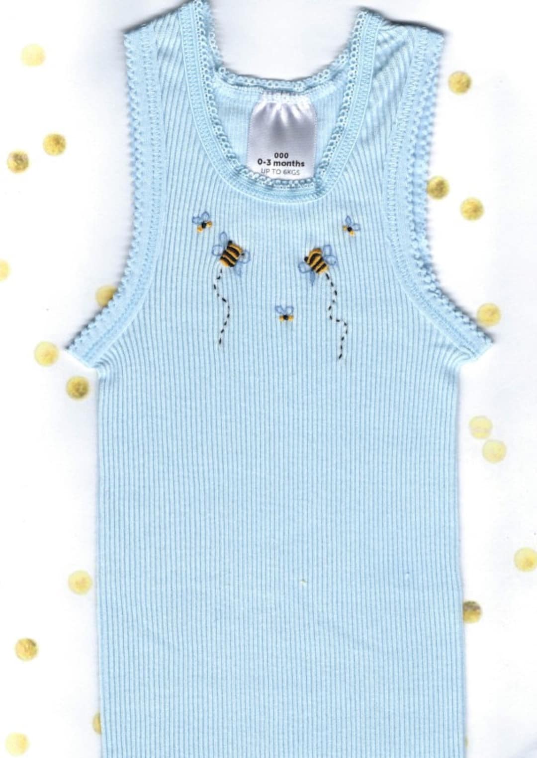 Embroidered Baby Clothing, Baby Singlet, Winter Top, Summer Top