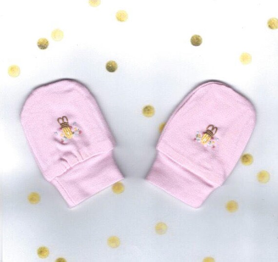 Baby Mittens, Baby Girl Mittens, Baby Gloves, Newborn Mittens, Winter  Gloves, Embroidered Mittens, Pink Mittens, Girl Clothing, Accessories