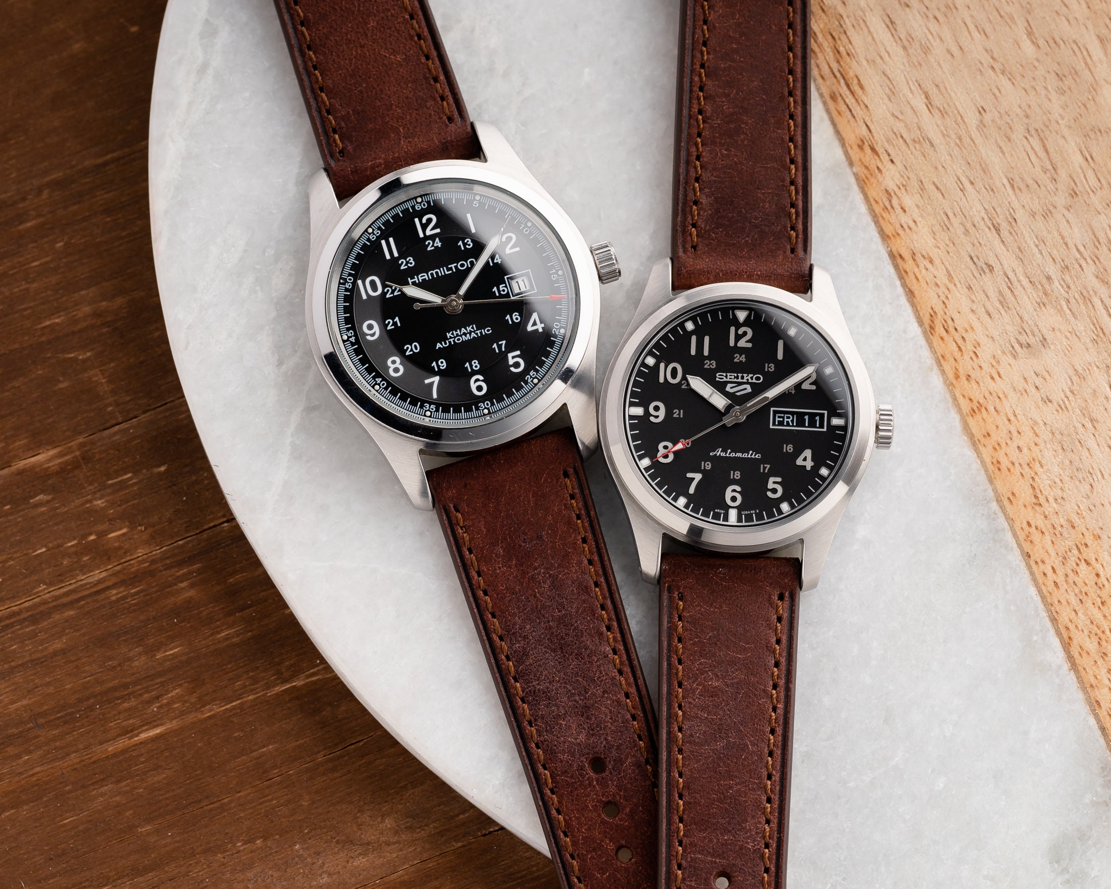 18mm 20mm 22mm Quick Release Italian Leather Watch Strap