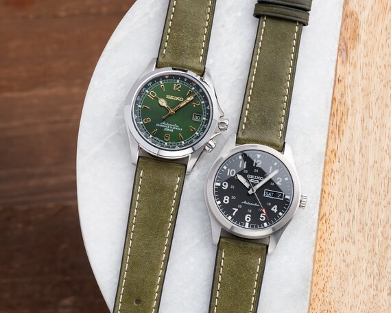 Buy 20mm 22mm Quick Release Genuine Italian Leather Watch Strap