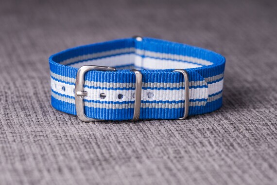 18mm NATO Style Nylon Military Watch Band Watch Strap Fits Seiko