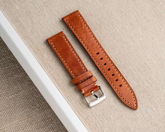 20mm 22mm Quick Release HANDMADE Genuine Leather Watch Strap - Etsy  Australia