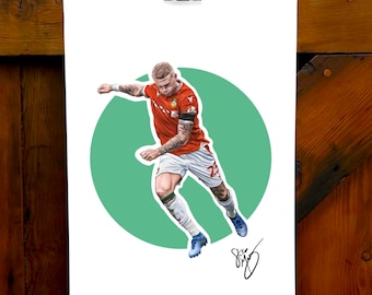 Wrexham AFC - CPD Wrecsam  - James McClean Print