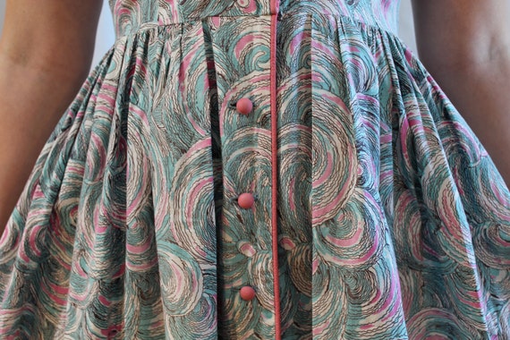 1950s Cotton Day Dress
