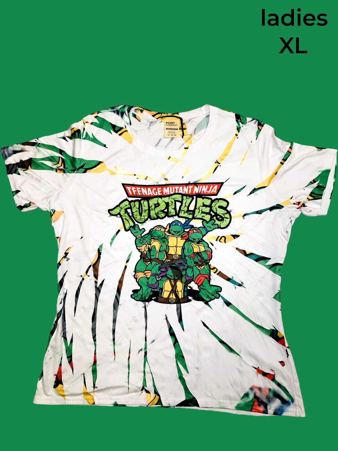 TMNT Sublimation Tie Dye Short Sleeve Tshirt Etsy