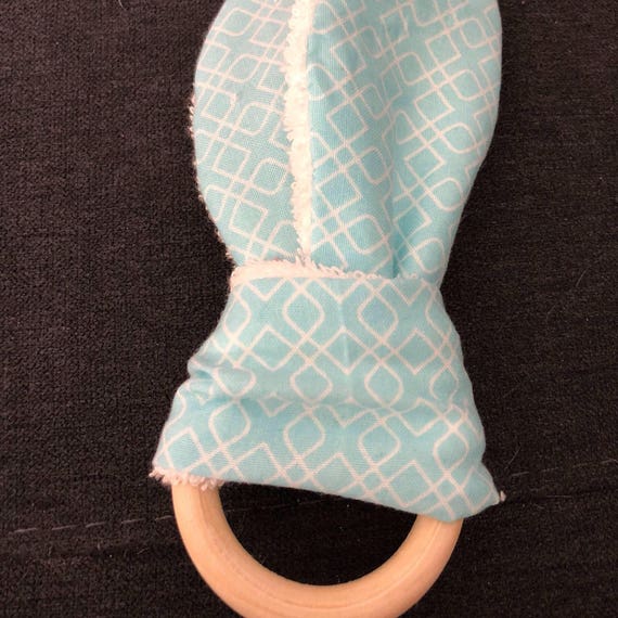bunny ear teething ring