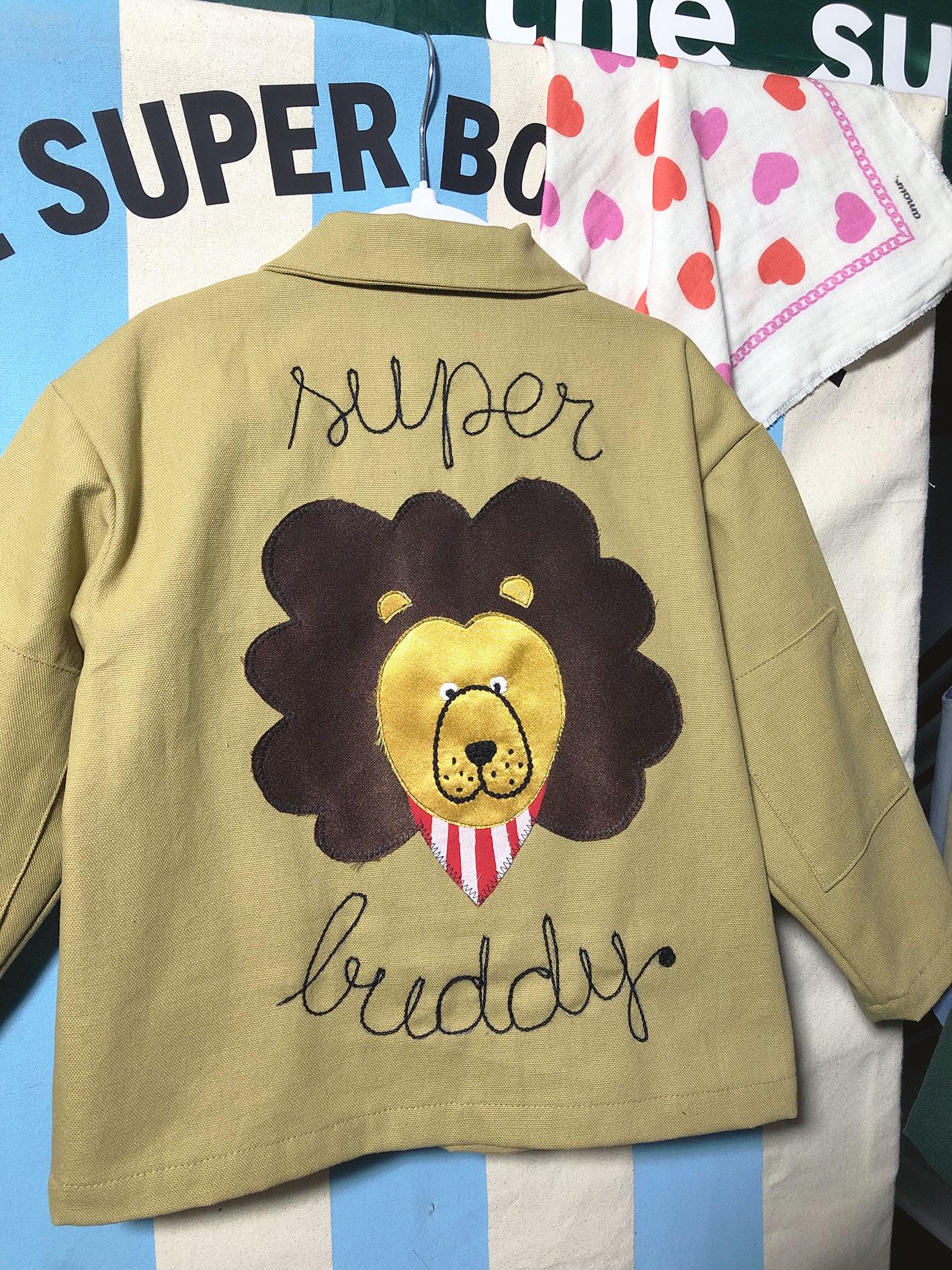 SUPER BUDDY - The bright lion sun sand jacket size 2/3