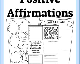 Positive Affirmations Bullet Journal: Self-Discovery and Positive Thinking Journal with writing prompts, inspiring quotes and color therapy