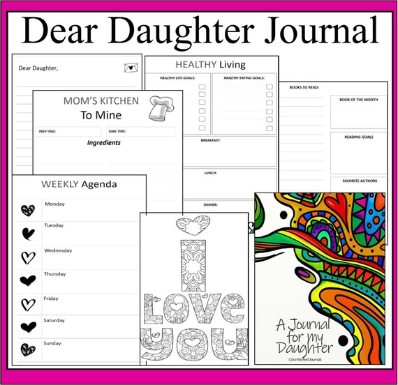 Dear Daughter Journal Moms Can Personalize Before Giving to - Etsy