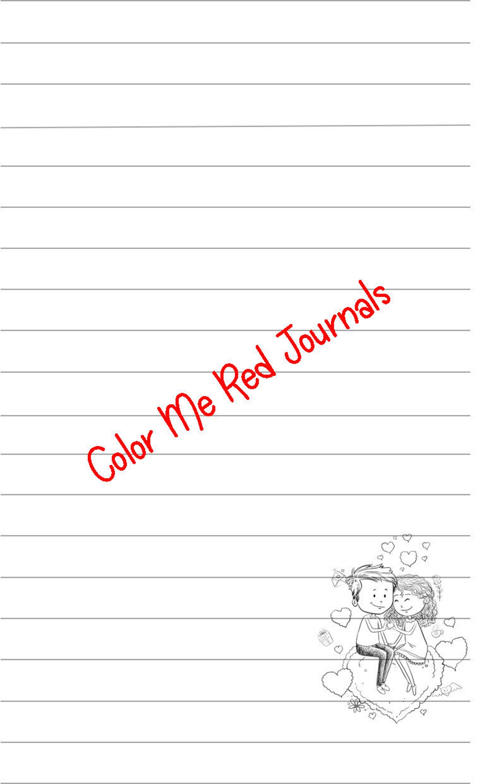 Pass Back and Forth Love Notes Journal for Couples Relationship Journal