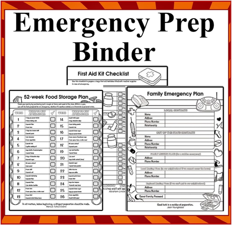 emergency-preparedness-binder-grab-and-go-binder-emergency-etsy