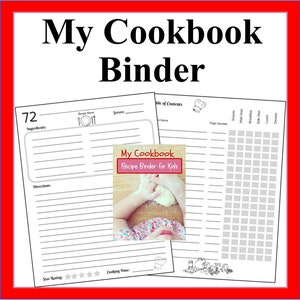 Mi recetario de cocina para niños: recopila 100 recetas y consejos de seguridad en la cocina para niños: diario de recetas para escribir 100 recetas