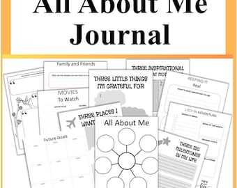 Bullet Journal de autodescubrimiento: diario imprimible de 60 páginas (descarga digital)