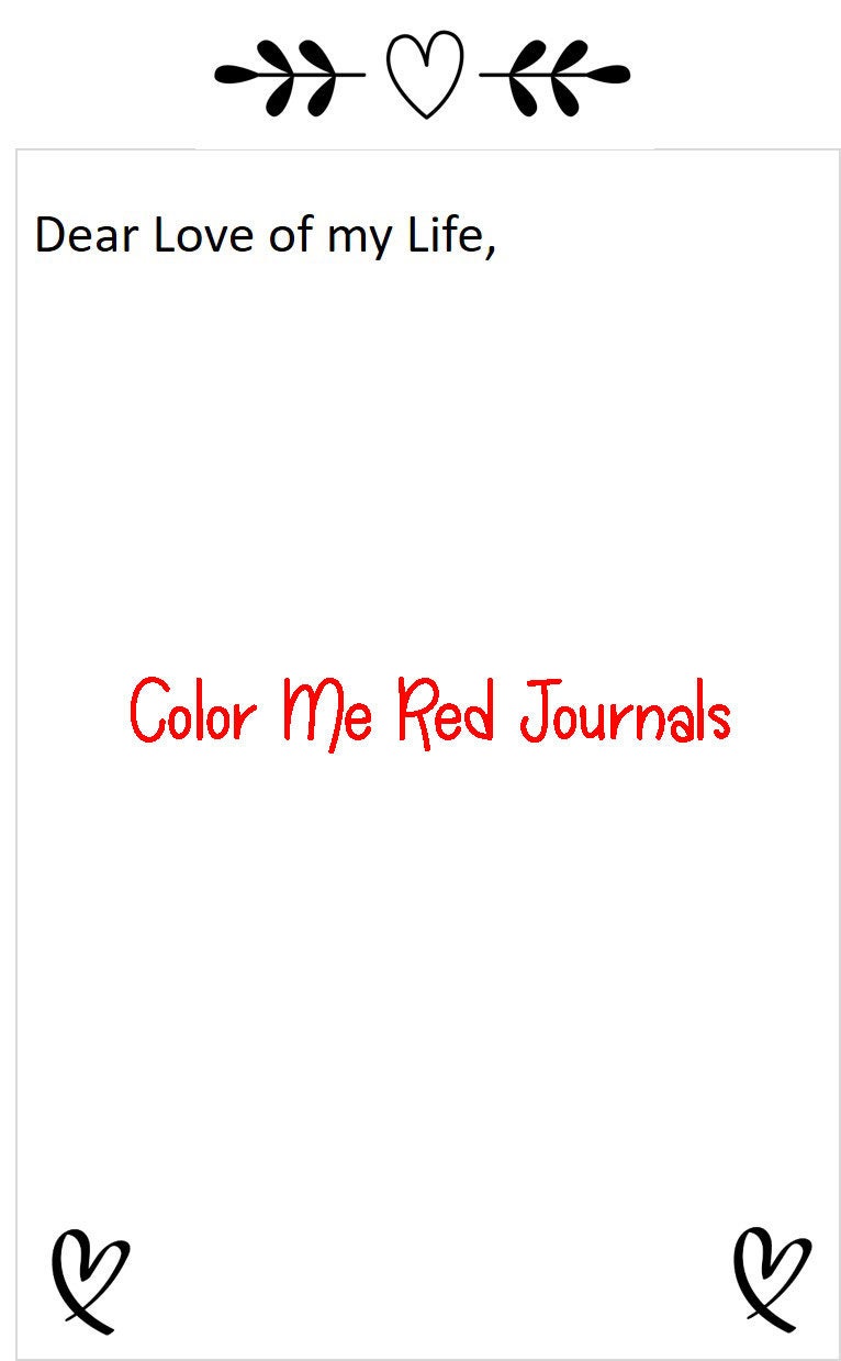 Pass Back and Forth Love Notes Journal for Couples Relationship Journal