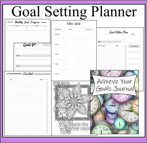 Goal Setting Planner Monthly Goal Setting Tracking Your Goals And Achieving Them Goal Setting Binder Journal Not Year Or Date Specific Goal Setting Planner Monthly Goal Setting Tracking Your Goals And Achieving Them Goal Setting Binder Journal Not Year Or Date Specific